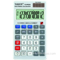 New check&correct calculator-pocket-12 digit-solor power-metal cover